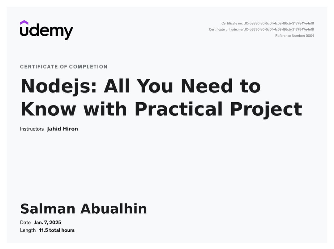 Nodejs: All You Need to Know with Practical Project