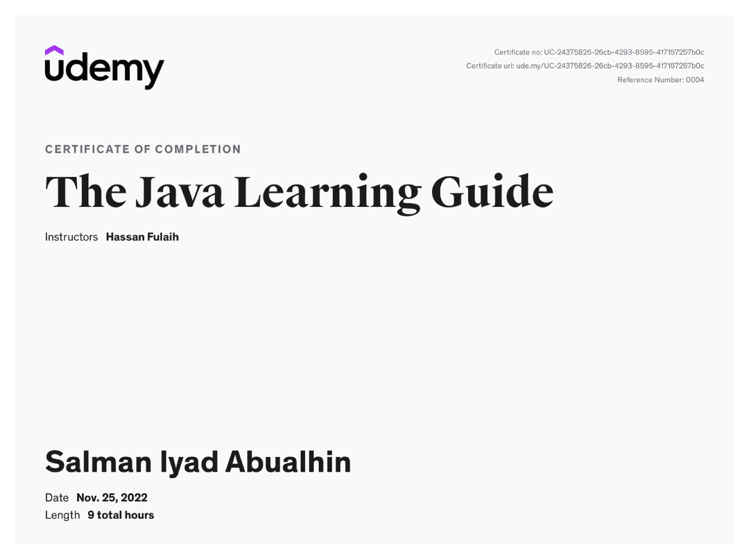 The Java Learning Guide In Arabic
